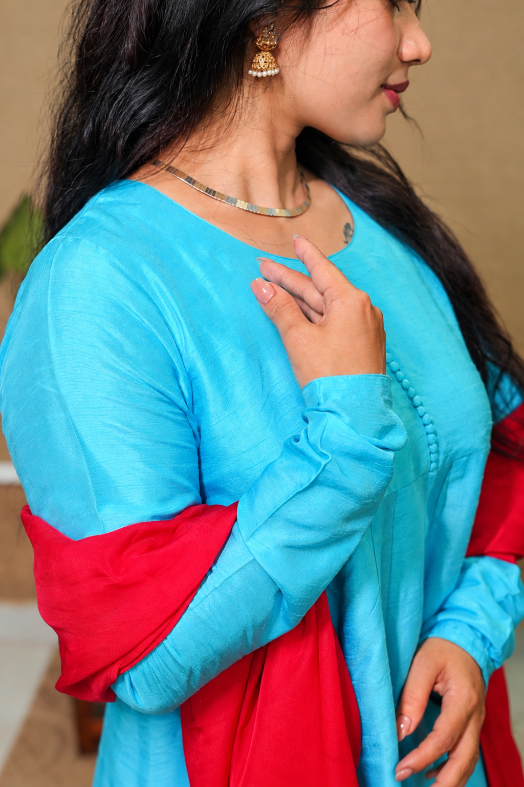Ghazal Anarkali Suit Set